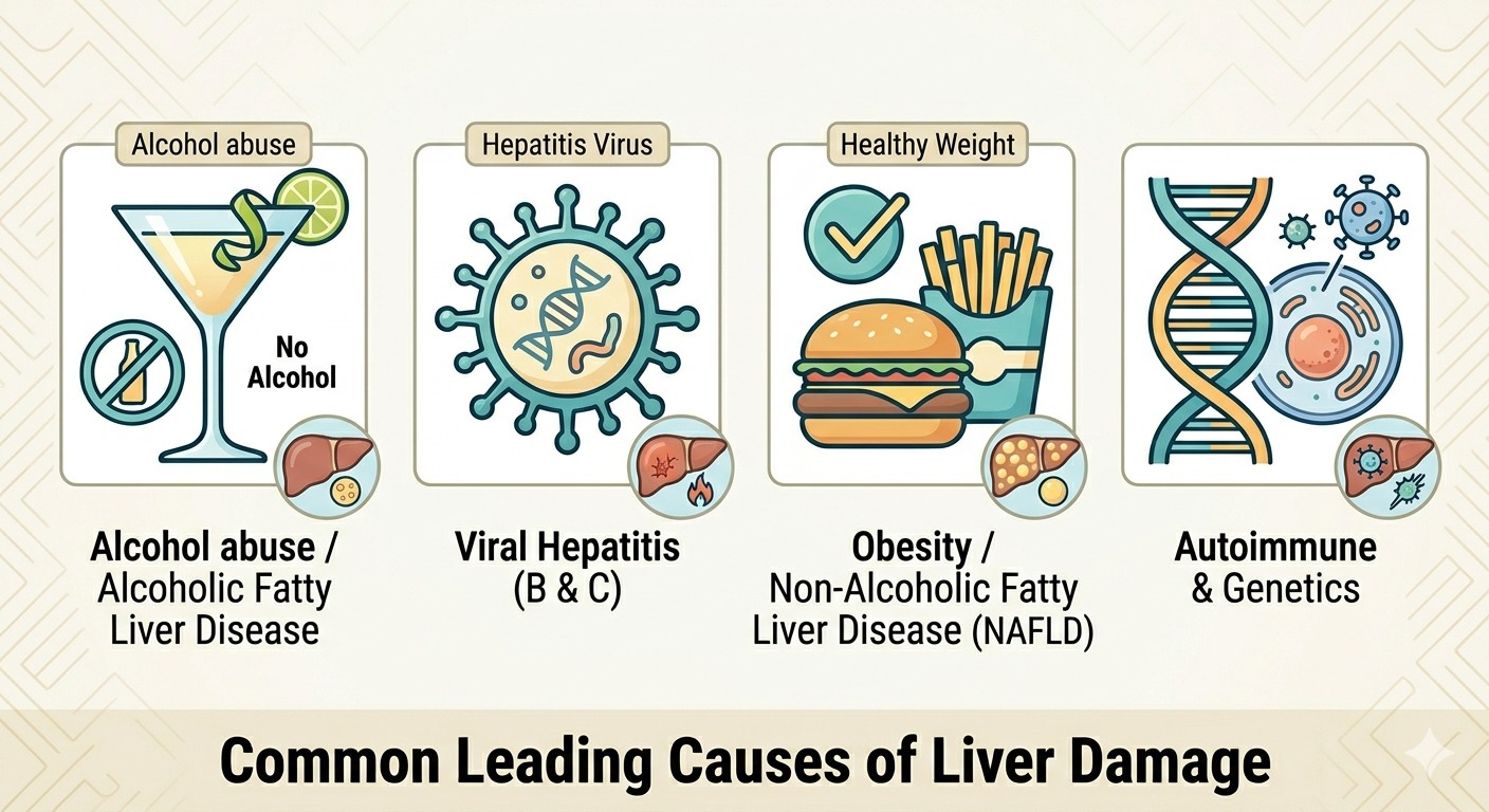 Causes of Liver Damage